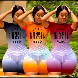 Stay Humble/Hustle Hard two piece